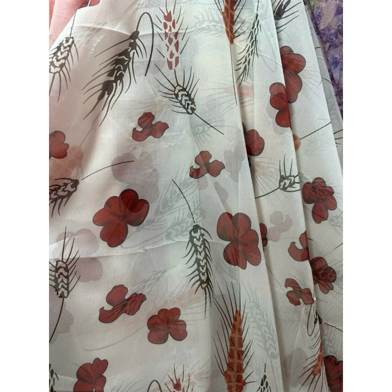Vải tơ hoa