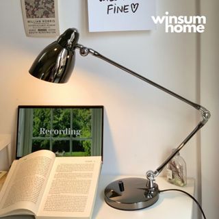 Đèn NORDIC để bàn làm việc, thân hợp kim gấp gọn chắc chắn DBB