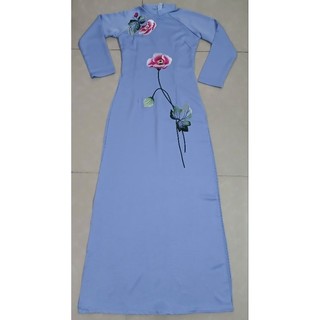 Áo dài thêu lụa Tây Thi cao cấp ( giá áo)