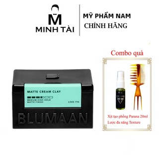 Sáp Vuốt Tóc Nam Blumaan Matte Cream Clay