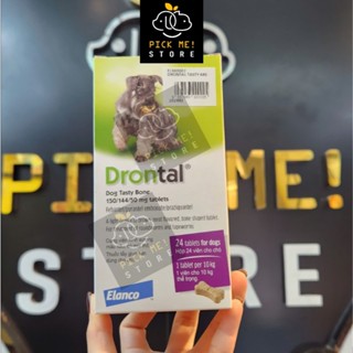   1 Viên  Xổ Giun Drontal Dog cho Chó ELANCO - Drontal Dog Tasty Bone for Dogs 