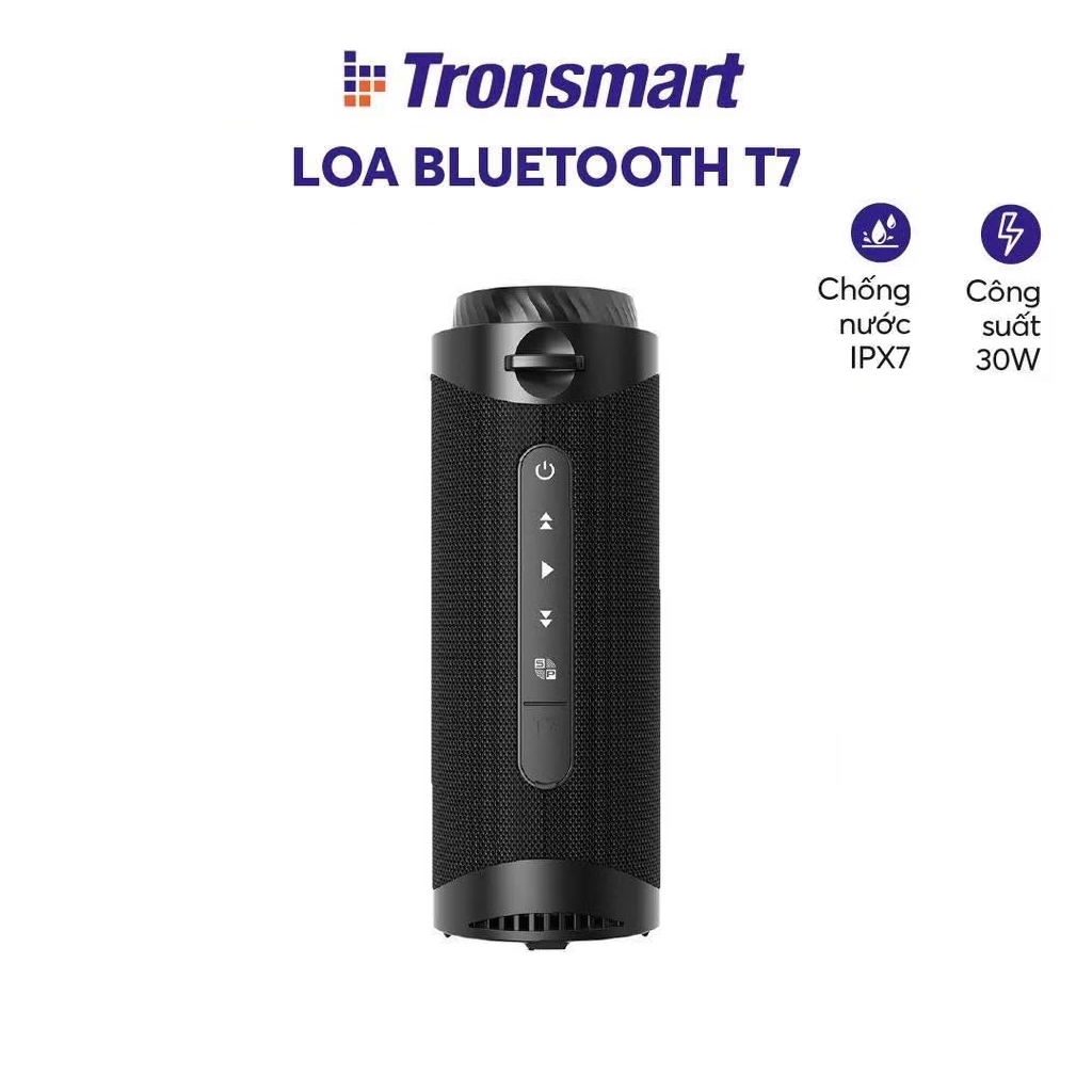 Loa Bluetooth Tronsmart T7, Công suất 30W, Âm thanh 360° mạnh mẽ - Bảo hành 12 tháng