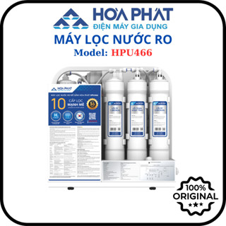 Máy lọc nước RO để gầm Hòa Phát HPU466 - Hàng chính hãng bảo hành 3 năm