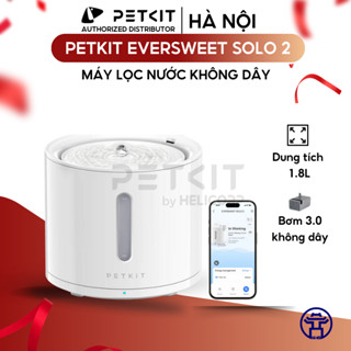 Máy Lọc Nước Cho Chó Mèo PETKIT SOLO 2 Công Nghệ Bơm Không Dây Sử Dụng Nguồn USB 5V An Toàn Điện