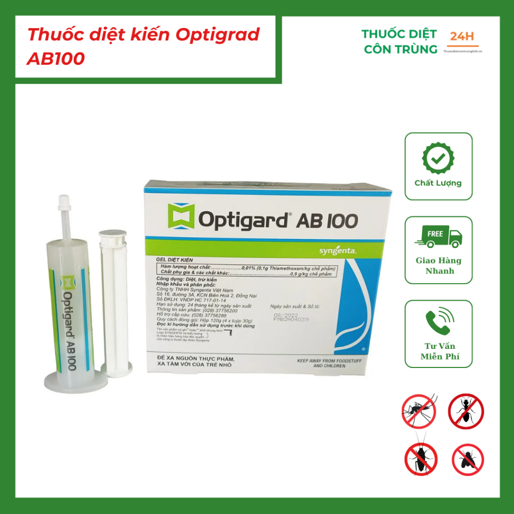 Gel diệt kiến Optigrad AB100