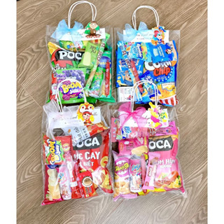 Túi Bánh Kẹo Xinh Ngon Mix Theo Tone Màu Tặng Quà, Sinh Nhật Người Yêu, Các Bé Siêu Dễ Thương Hot Trend