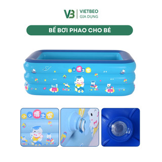 Hồ Bơi Mini DIDOOGLT - Bể Bơi 4 Mùa Bơm Hơi Tại Nhà Chất Liệu Dày Dặn An Toàn Cho Bé