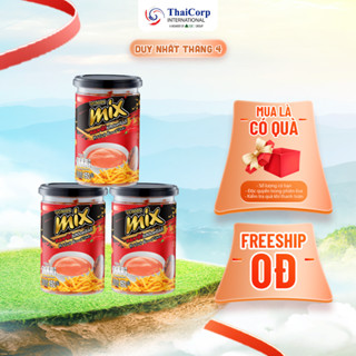 [MUA HÀNG TẶNG QUÀ] Combo 3 Lon Bánh Que MIX Hương Vị Ớt Cay (150g/Lon)