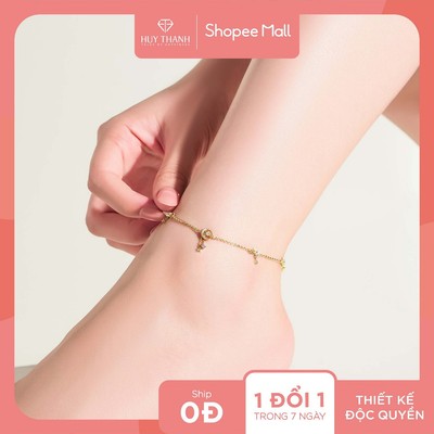 Lắc  Chân Vàng 14k LCLF109 Huy Thanh Jewelry