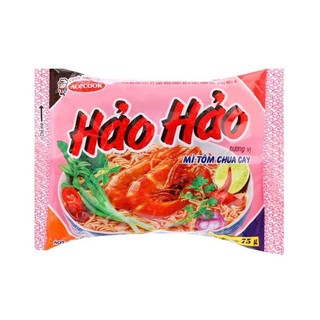  Thùng 30 gói -Mì Hảo Hảo Vị Tôm Chua Cay Acecook 75  lô mới sản xuất tháng 11  