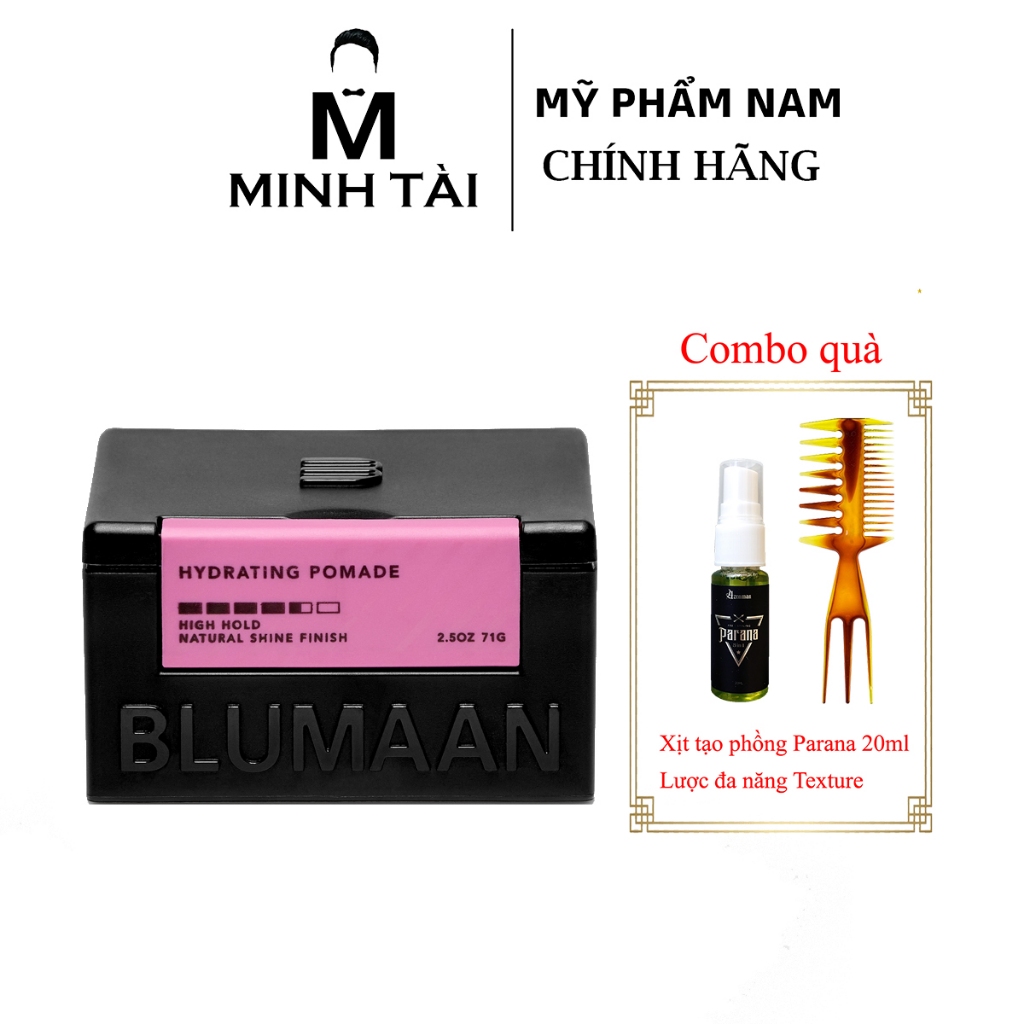 Sáp vuốt tóc nam Blumaan Hydrating Pomade