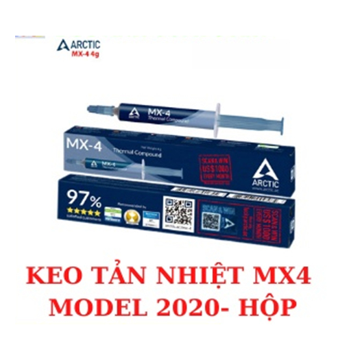 Keo tản nhiệt ARCTIC MX4 4G/ 8G/ 20G for OverClocking cho PC Laptop VGA