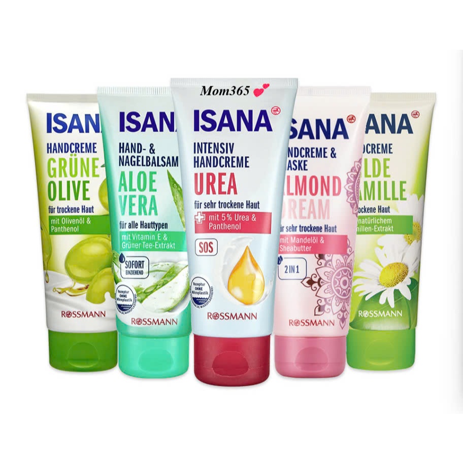 Kem Dưỡng Da Tay Chống Lão Hóa Isana Q10 Chống Nắng SPF10 - Hàng Đức