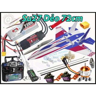  Combo Su27 Dẻo Sải 72cm Full Đồ Điện Tay Flysky I6 