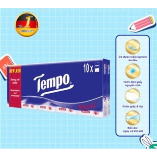 Combo 3 Lốc Khăn Giấy Bỏ Túi Tempo Regular Cao Cấp (10 gói)