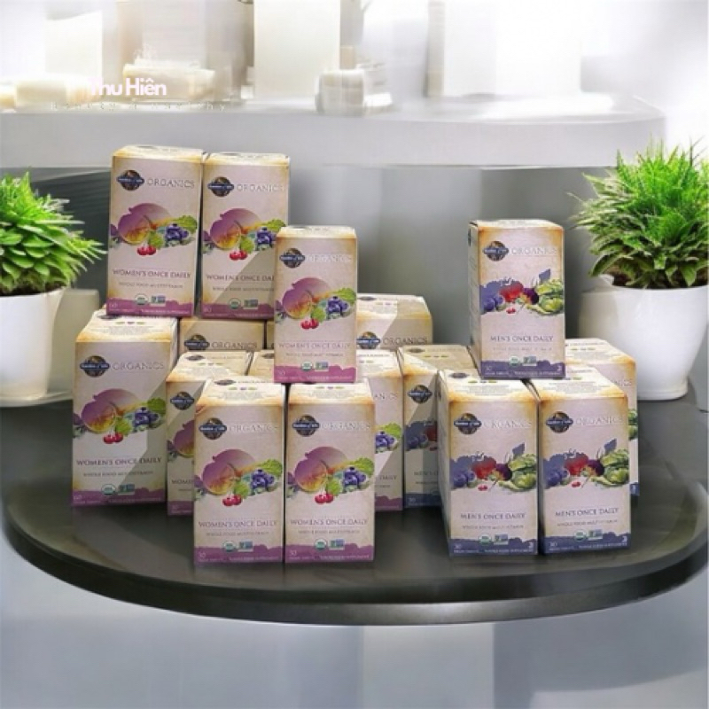 [2026] Vitamin tổng hợp hữu cơ Garden of life Organic Once Daily.