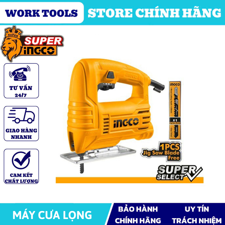 INGCO Máy cưa lọng 400W JS400285 (Cam kết Chính Hãng 100%)
