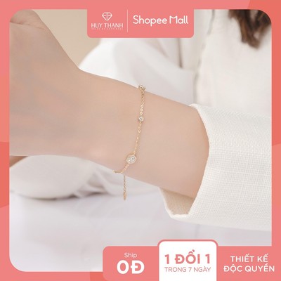 Lắc Tay Vàng Tây 14k LLF177 Huy Thanh Jewelry