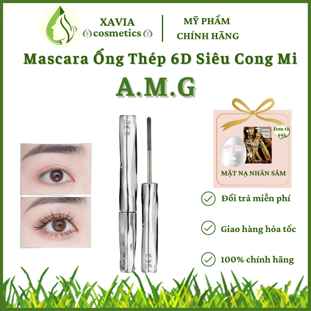 Mascara chuốt mi A.M.G - Chuốt mi cong vút tự nhiên, dài và tơi kháng nước lâu trôi, không lem không vón cục