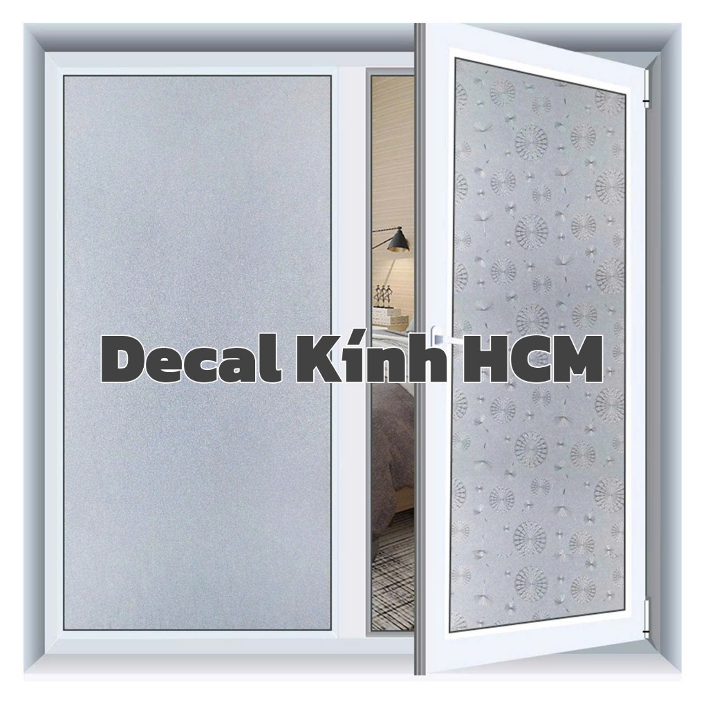 (HCM) Giấy dán kính mờ chống nhìn trộm- Decal dán kính mờ văn phòng, Giấy dán kính cửa sổ, phòng tắm