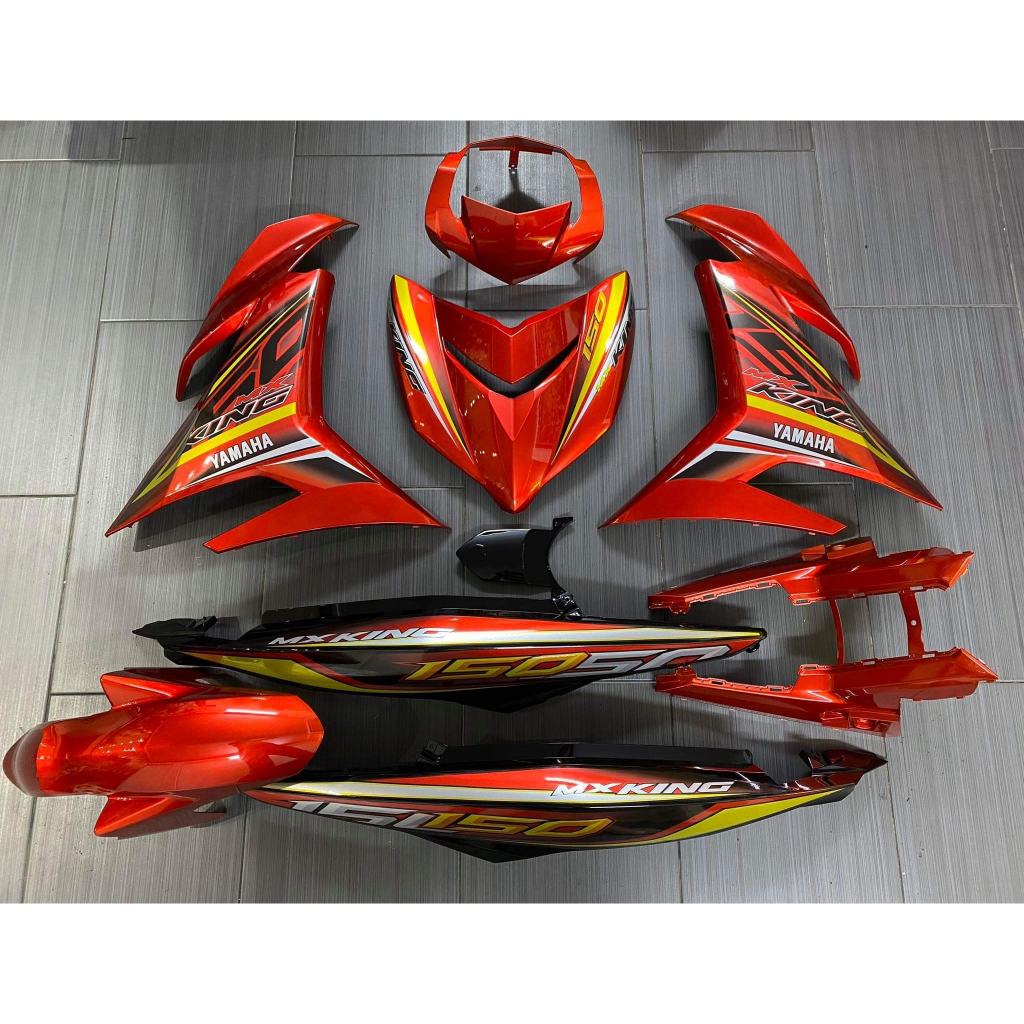 Tem rời Exciter 150 Mx king đỏ đen vàng - Decal 3 lớp cao cấp, không bay màu (C)