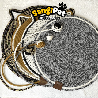 Thảm Cào Móng Cho Mèo Bện Dây Siêu Chắc, Không Lo Vụn Rơi Như Bàn Cào, Gọn Gàng Tinh Tế