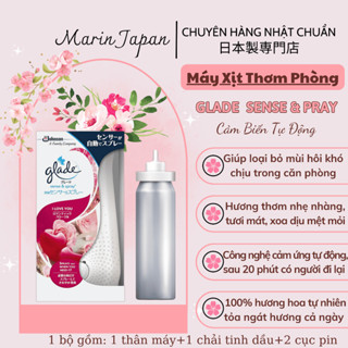 (Chuẩn Nhật) Máy Xịt Tự Động Glade Johnson Thơm Phòng Hàng Nội Địa Nhật Bản