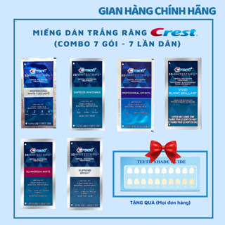 Combo 7 ngày Miếng dán trắng răng Crest