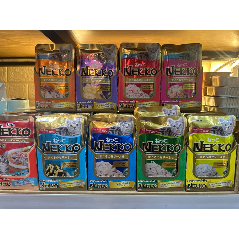 Pate Nekko Thạch Jelly Cho Mèo Mọi Lứa Tuổi (70g) - Hàng cty