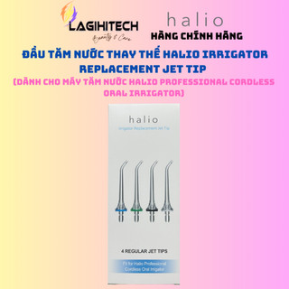  Set 4   8 Đầu Thay Thế Máy Tăm Nước Cầm Tay Halio Irrigator Replacement Jet Tp  LagiHitech  - Hàng Chính Hãng 