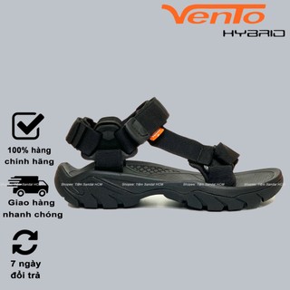 Giày Sandal Nam/Nữ Hiệu Vento RETRO Chính Hãng SD11003 Đen