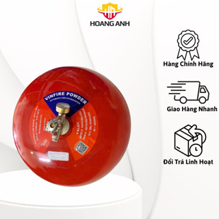 Bình Cầu Chữa Cháy, Bình Cầu Cứu Hoả tự động XZFTB6 6kg ABC KENTOM có kiểm định, chữa cháy tự động