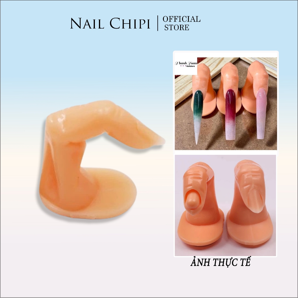 Phụ kiện nail ngón tay giả học nail, ngón tay giả tập vẽ nhựa cao cấp Jeliva Chính Hãng