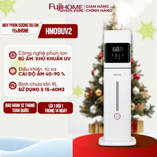 Máy phun sương tạo ẩm 9 LÍT FUJIHOME, máy bù ẩm máy khuếch tán xông tinh dầu tạo ion tạo khử khuẩn UV phòng khách ngủ