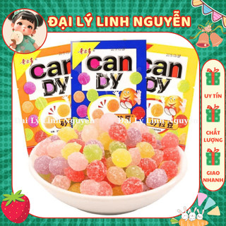  Combo Kẹo Candy Trái Cây Vị Tuổi Thơ Kẹo Trái Cây Đồ Ăn Vặt Cổng Trường   gói 18gr  