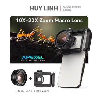 Lens Ống kính macro zoom 10-20x 4K HD cho điện thoại Apexel APL-ZM100 mẫu mới 2025 chính hãng