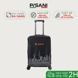Bao Trùm Vali Cover City Chống Trầy Xước - Size 20/24/28 inch, Vải Dù Kháng Nước, Trang Bị Khóa Kéo