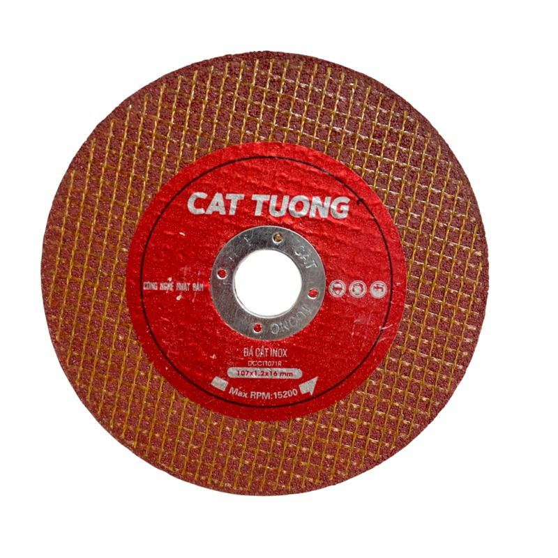 Đá cắt sắt inox 100mm (1 tấc) đỏ