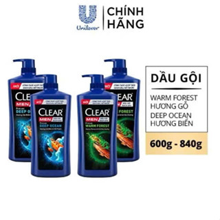 Dầu Gội Đầu CLEAR MEN Perfume Warm Forest phong lữ và gỗ đàn hương 600G