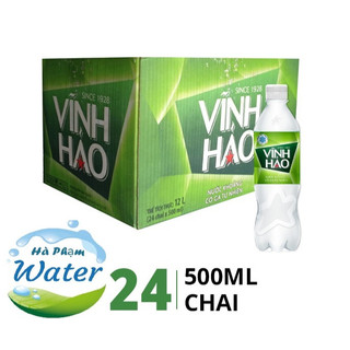  hỏa tốc Nước khoáng Vĩnh Hảo Có Ga 24 chai 500ml 