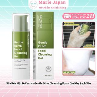  Sữa Rửa Mặt DrCeutics Gentle Olive Cleansing Foam Dịu Nhẹ Sạch Sâu Thông Thoáng Lỗ Chân Lông 