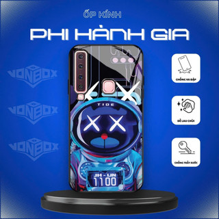 Ốp Lưng SAMSUNG GALAXY A9 2018 Ốp kính bóng cao cấp Phi Hành Gia