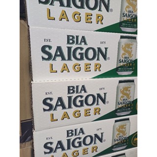 Bia sài gòn LAGER.Thùng 24 lon 330ml