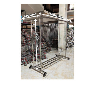 giàn phơi quần áo cao cấp inox 201 không rỉ thông minh gấp gọn, sào phơi đồ cao cấp