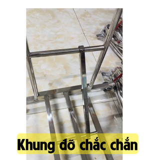 giàn phơi quần áo cao cấp inox 201 không rỉ thông minh gấp gọn, sào phơi đồ cao cấp