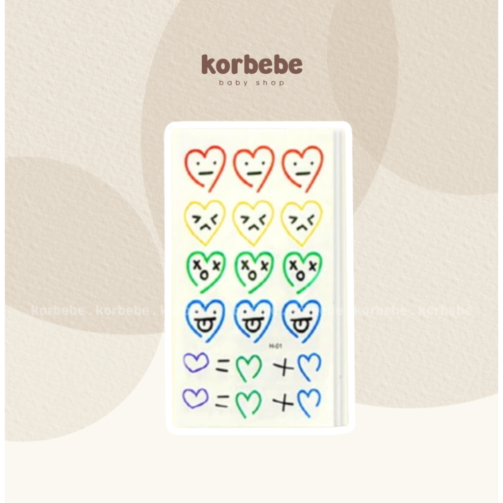 Sticker hình xâm trang trí cho bé
