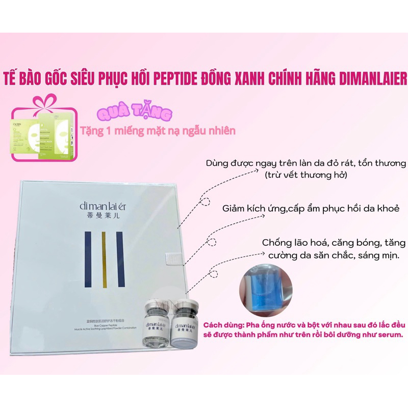 [Chính Hãng] PEPTIDE ĐỒNG - SIÊU PHỤC HỒI