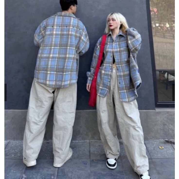 Áo Sơ Mi Chống Nắng Flannel Nam Nữ Có Mũ Vải Dạ Mềm,Áo Sơ Mi kẻ caro Chống Nắng ,tia uv | BigBuy360 - bigbuy360.vn