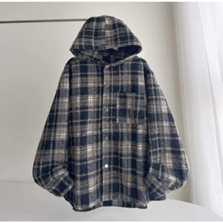Áo Sơ Mi Chống Nắng Flannel Nam Nữ Có Mũ Vải Dạ Mềm,Áo Sơ Mi kẻ caro Chống Nắng ,tia uv | BigBuy360 - bigbuy360.vn
