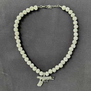 Dây Chuyền Hiphop Đính Đá Unisex - Vòng Cổ Thời Trang Nam Nữ Phong Cách Cá Tính